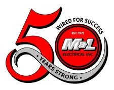 Logo for M&L Electrical Race for JA 2025